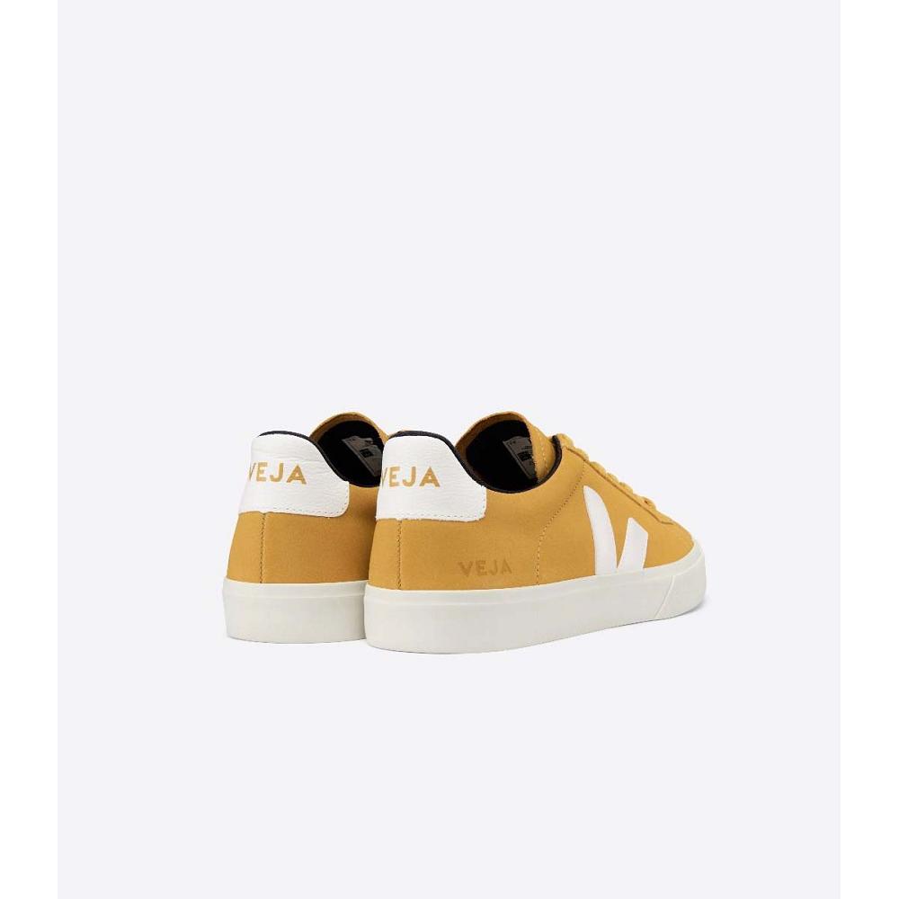 Low Tops Sneakers Dama Veja CAMPO NUBUCK Portocalii | RO 598DFM